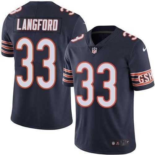 Nike Chicago Bears #33 Jeremy Langford Navy Blue Team Color NFL Vapor Untouchable Limited Jersey,We sell and wholesale Nike Chicago Bears #33 Jeremy Langford Navy Blue Team Color NFL Vapor Untouchable Limited Jersey on line form chian!